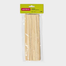 Палочки - дюбели для кондитерских изделий Доляна, 20 см, набор 18-20 шт., бамбук