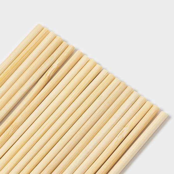 Палочки - дюбели для кондитерских изделий Доляна, 15 см, набор 18-20 шт., бамбук