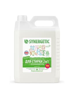 Жидкое средство для стирки Synergetic, гель, универсальное, 5 л