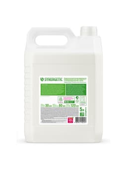 Жидкое средство для стирки Synergetic, гель, универсальное, 5 л
