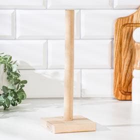 Подставка для бумажных полотенец Дарим Красиво, 9×9×26.5 см, дерево