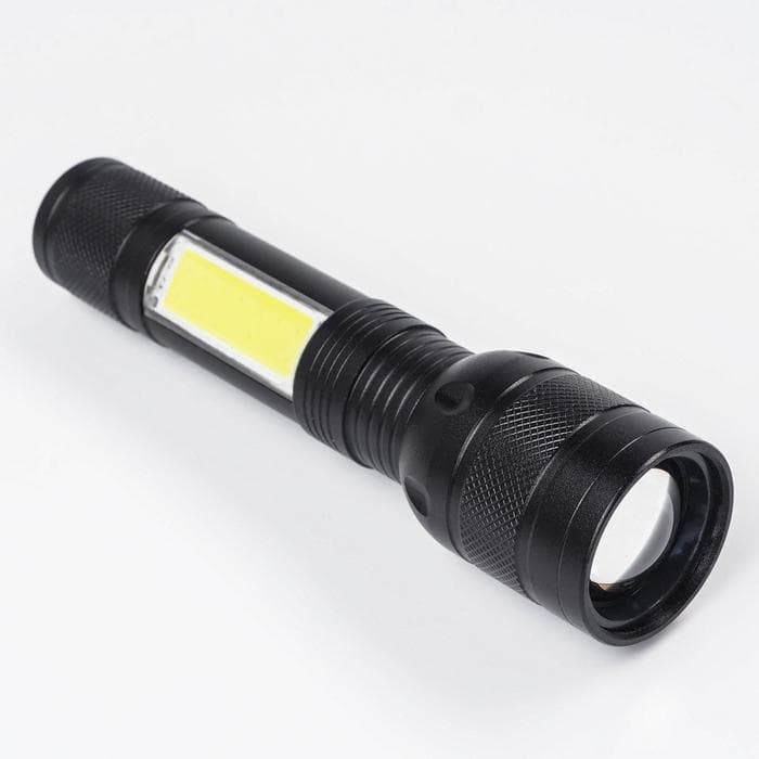 Фонарь ручной аккумуляторный «Мастер К», 10 Вт, 1200 мАч, P50, COB, 3 режима, 14.5×3.5 см