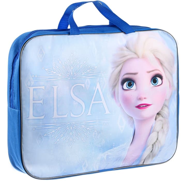 Папка с ручками текстильная А4, 35×27×10 см, «Холодное сердце»