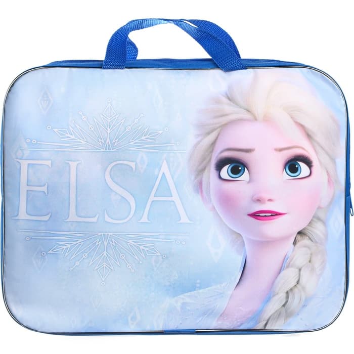 Папка с ручками текстильная А4, 35×27×10 см, «Холодное сердце»