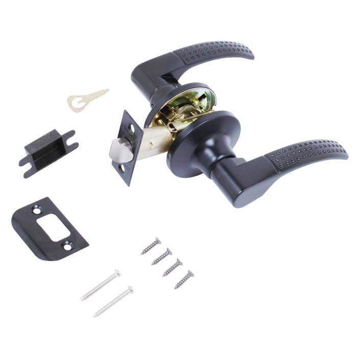 Защёлка «СТАНДАРТ» 8510 PS BL, чёрная, пустая