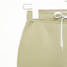 Брюки детские с начёсом MINAKU: Basic Line KIDS, оливковые, рост 122 см