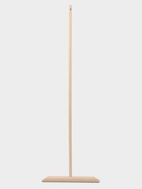 Швабра деревянная для мытья пола, 120 см, с резьбой, берёза ВС, колодка 40 см, диаметр черенка 2 см, длина держателя 40 см, ширина держателя 4 см