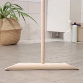 Швабра деревянная для мытья пола, 120 см, с резьбой, берёза ВС, колодка 40 см, диаметр черенка 2 см, длина держателя 40 см, ширина держателя 4 см