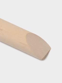 Швабра деревянная для мытья пола, 120 см, с резьбой, берёза ВС, колодка 40 см, диаметр черенка 2 см, длина держателя 40 см, ширина держателя 4 см