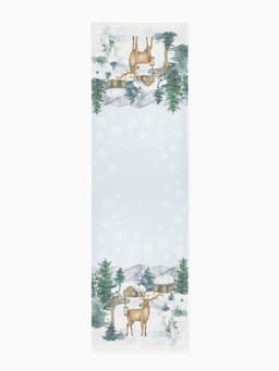 Дорожка на стол новогодняя «Этель» Forest animals, размер 40×147±5 см