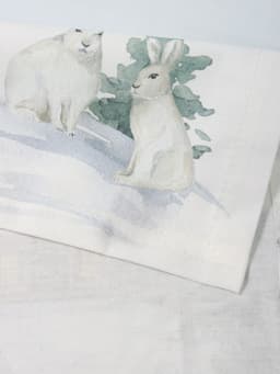 Дорожка на стол новогодняя «Этель» Forest animals, размер 40×147±5 см