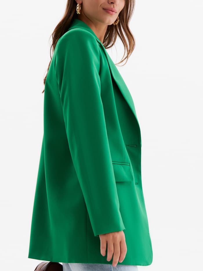 Пиджак женский MIST, размер 52-54, зелёный