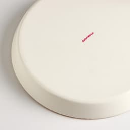 Форма для запекания Доляна Organic Gold, 1 л, d=24.5 см, фарфор, белая