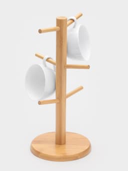 Держатель для кружек BellaTenero Bamboo, 14.5×32 см, бамбук