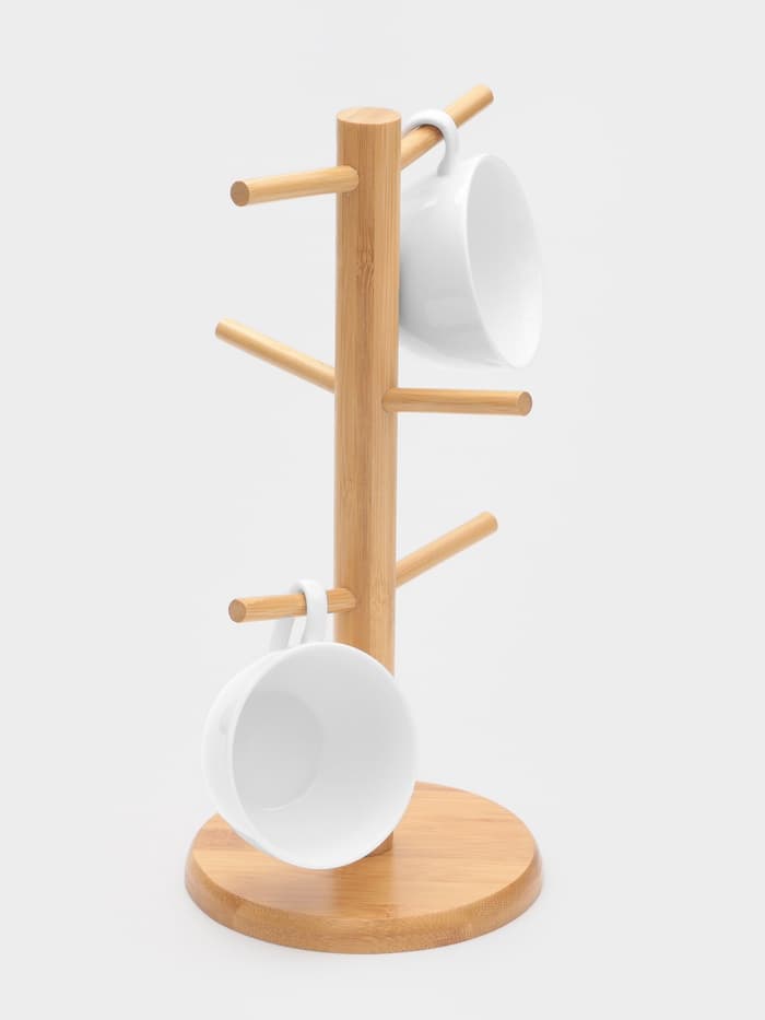 Держатель для кружек BellaTenero Bamboo, 14.5×32 см, бамбук