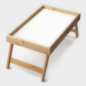 Поднос для завтрака с ножками Доляна, 46.5×25 см, бамбук