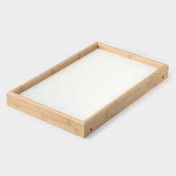 Поднос для завтрака с ножками Доляна, 46.5×25 см, бамбук