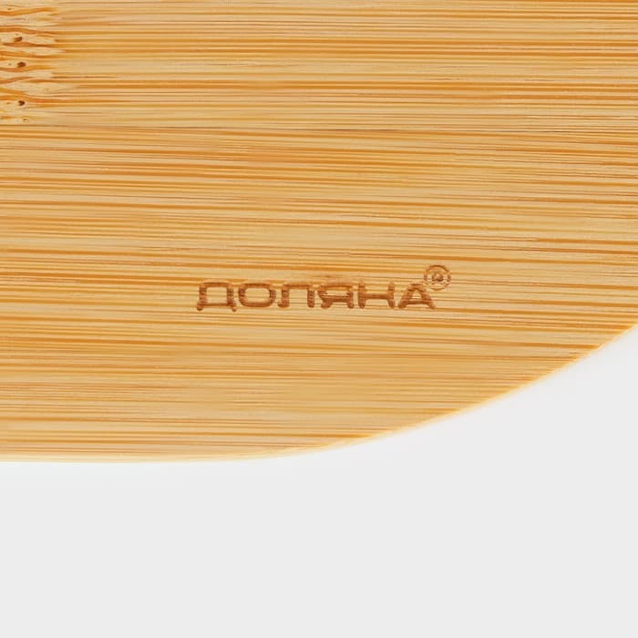 Набор для подачи сыра Доляна Cheese, 3 ножа, доска 32.5×18 см, бамбук