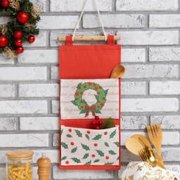 Кармашек текстильный «Этель. Новый Год», 2 отделения, 20×41 см