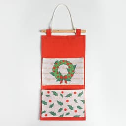 Кармашек текстильный «Этель. Новый Год», 2 отделения, 20×41 см