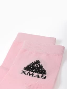 Набор новогодний подарочный KAFTAN Merry Christmas, носки размер 36-39 (23-25 см), маска для сна, открытка 2 шт.