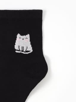 Набор новогодний подарочный KAFTAN Merry Christmas, носки размер 36-39 (23-25 см), маска для сна, открытка 2 шт.