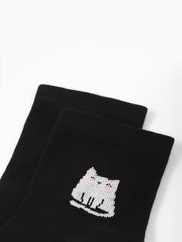 Набор новогодний подарочный KAFTAN Merry Christmas, носки размер 36-39 (23-25 см), маска для сна, открытка 2 шт.