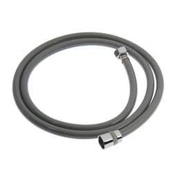 Душевой шланг ZEIN Z08SH, 150 см, антиперекручивание, латунные гайки, темно-серый, Имп/Имп