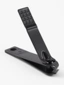 Кусачки книпсер маникюрные, скошенное лезвие, 6.2 см, чёрные