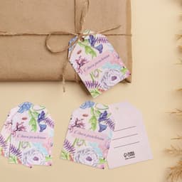 Шильдик на подарок «С Днем Рождения», 5×7 см