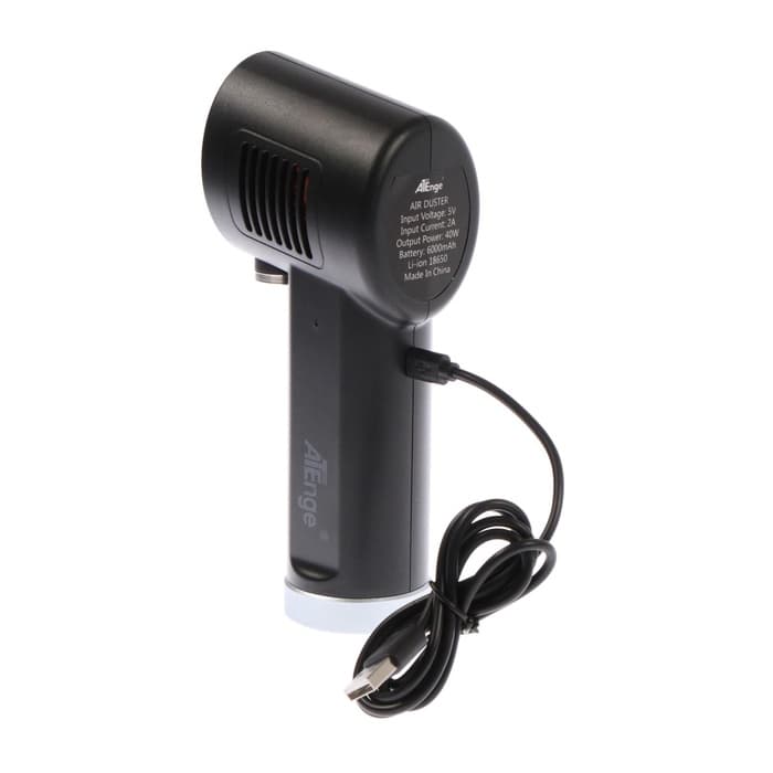 Воздуходувка для чистки компьютера и клавиатуры от пыли, беспроводная MR-02, 6000 мАч, чёрная