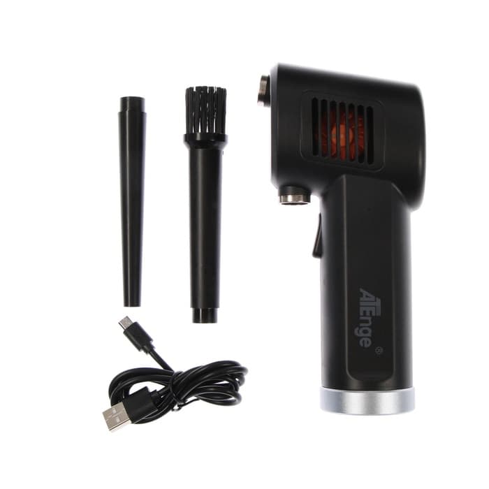 Воздуходувка для чистки компьютера и клавиатуры от пыли, беспроводная MR-02, 6000 мАч, чёрная