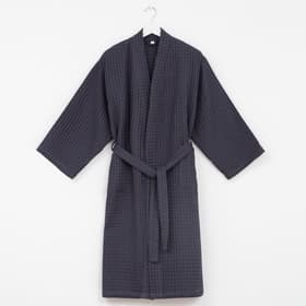 Халат вафельный женский удлинённый «Этель» Boho, размер 42-44, хлопок, 290 г/м², тёмно-серый