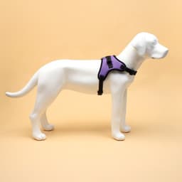 Шлейка К7, размер L, ОГ 64-86 см, вес 18- 27.5 кг, мягкая, светоотражающая, фиолетовая