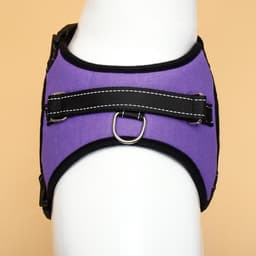 Шлейка К7, размер L, ОГ 64-86 см, вес 18- 27.5 кг, мягкая, светоотражающая, фиолетовая