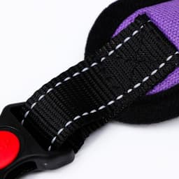 Шлейка К7, размер L, ОГ 64-86 см, вес 18- 27.5 кг, мягкая, светоотражающая, фиолетовая