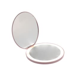 Зеркало KZ-02, подсветка, 9×9×0.7 см, 1 диод, от USB