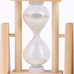 Часы песочные — органайзер «Начни своё утро с улыбки», для канцелярии, 13.5×9.5×5 см