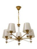 Люстра 1091/5GD 40 Вт Е27 золото 60×60×38-78 см BayerLux