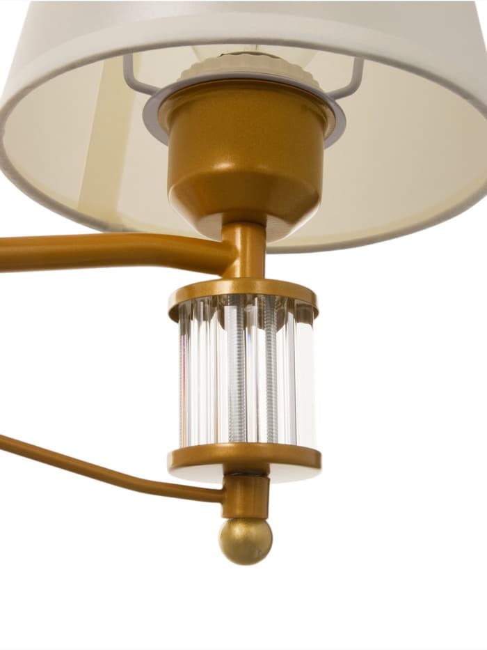 Люстра 1091/5GD 40 Вт Е27 золото 60×60×38-78 см BayerLux