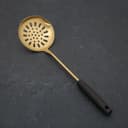 Шумовка из нержавеющей стали «Прайм», h=38.5 см, цвет металла золотой