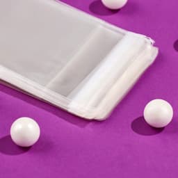 Пакет БОПП с клеевым клапаном, прозрачный для фасовки и упаковки, 6×6/4 см, 25 мкм