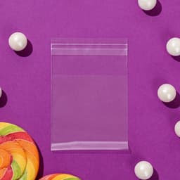 Пакет БОПП с клеевым клапаном, прозрачный для фасовки и упаковки, 6×6/4 см, 25 мкм