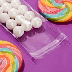 Пакет БОПП с клеевым клапаном, прозрачный для фасовки и упаковки, 6×6/4 см, 25 мкм