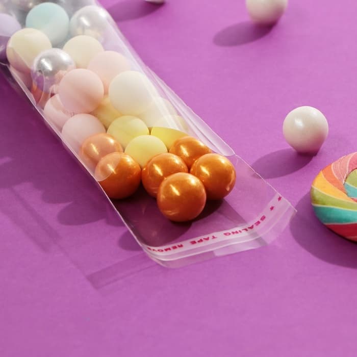 Пакет БОПП с клеевым клапаном, прозрачный для фасовки и упаковки, 6×16/4 см, 25 мкм