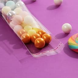 Пакет БОПП с клеевым клапаном, прозрачный для фасовки и упаковки, 6×16/4 см, 25 мкм