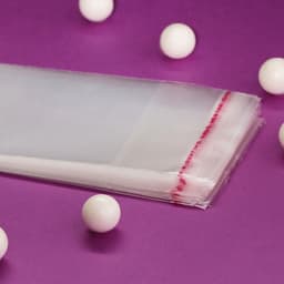 Пакет БОПП с клеевым клапаном, прозрачный для фасовки и упаковки, 6×16/4 см, 25 мкм