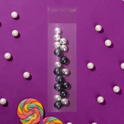 Пакет БОПП с клеевым клапаном, прозрачный для фасовки и упаковки, 6.5×20/4 см, 25 мкм