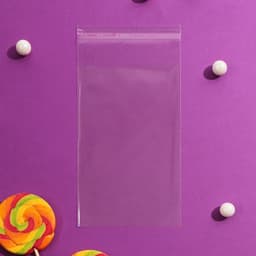 Пакет с липкой лентой, прозрачный 10×16/4 см 25 мкм