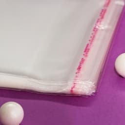 Пакет с липкой лентой, прозрачный 10×16/4 см 25 мкм